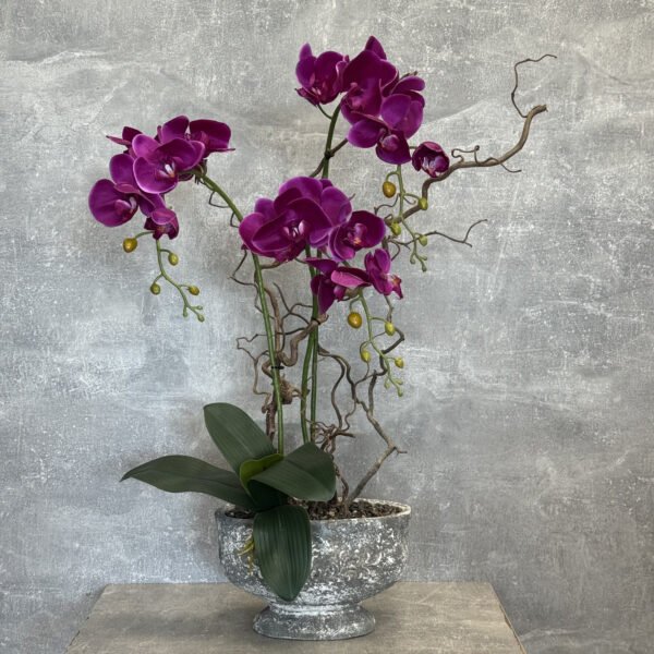 Dirbtinių gėlių kompozicija „Rožinis sapnas“